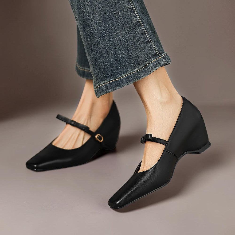 Bryony | Bow-Strap Mary Jane Heels