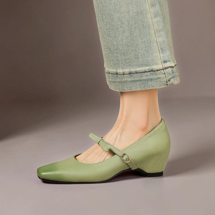 Bryony | Bow-Strap Mary Jane Heels