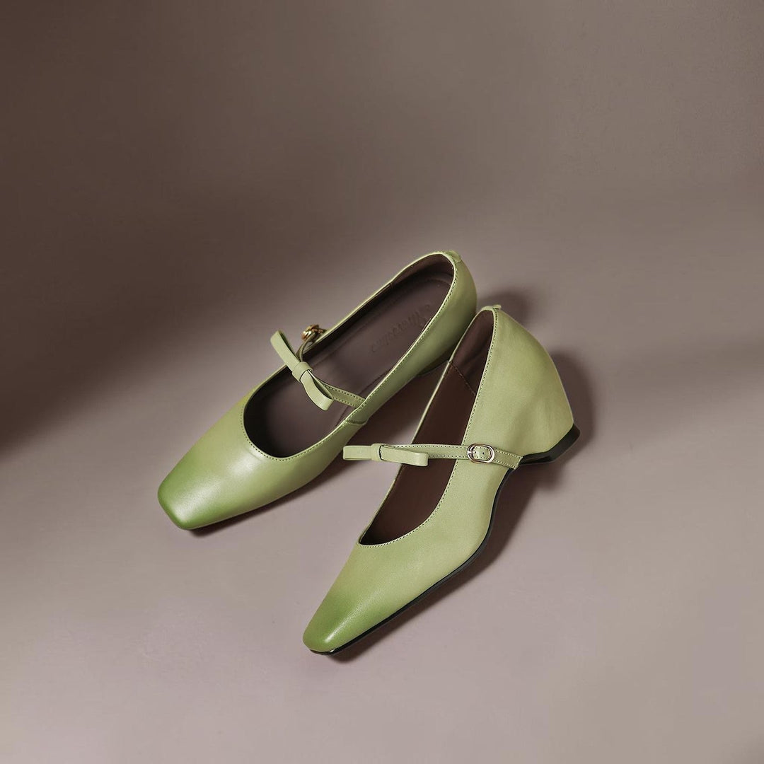 Bryony | Bow-Strap Mary Jane Heels