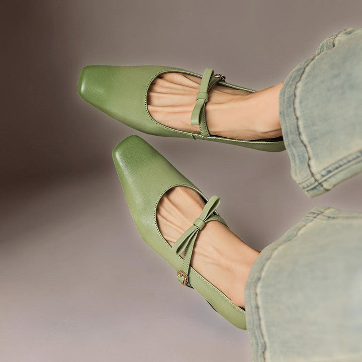 Bryony | Bow-Strap Mary Jane Heels