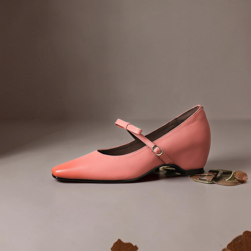 Bryony | Bow-Strap Mary Jane Heels