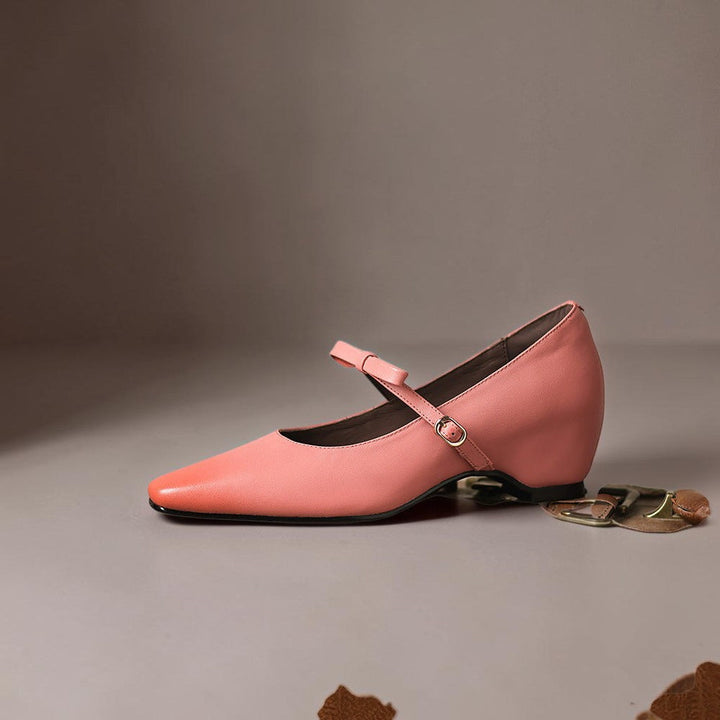 Bryony | Bow-Strap Mary Jane Heels