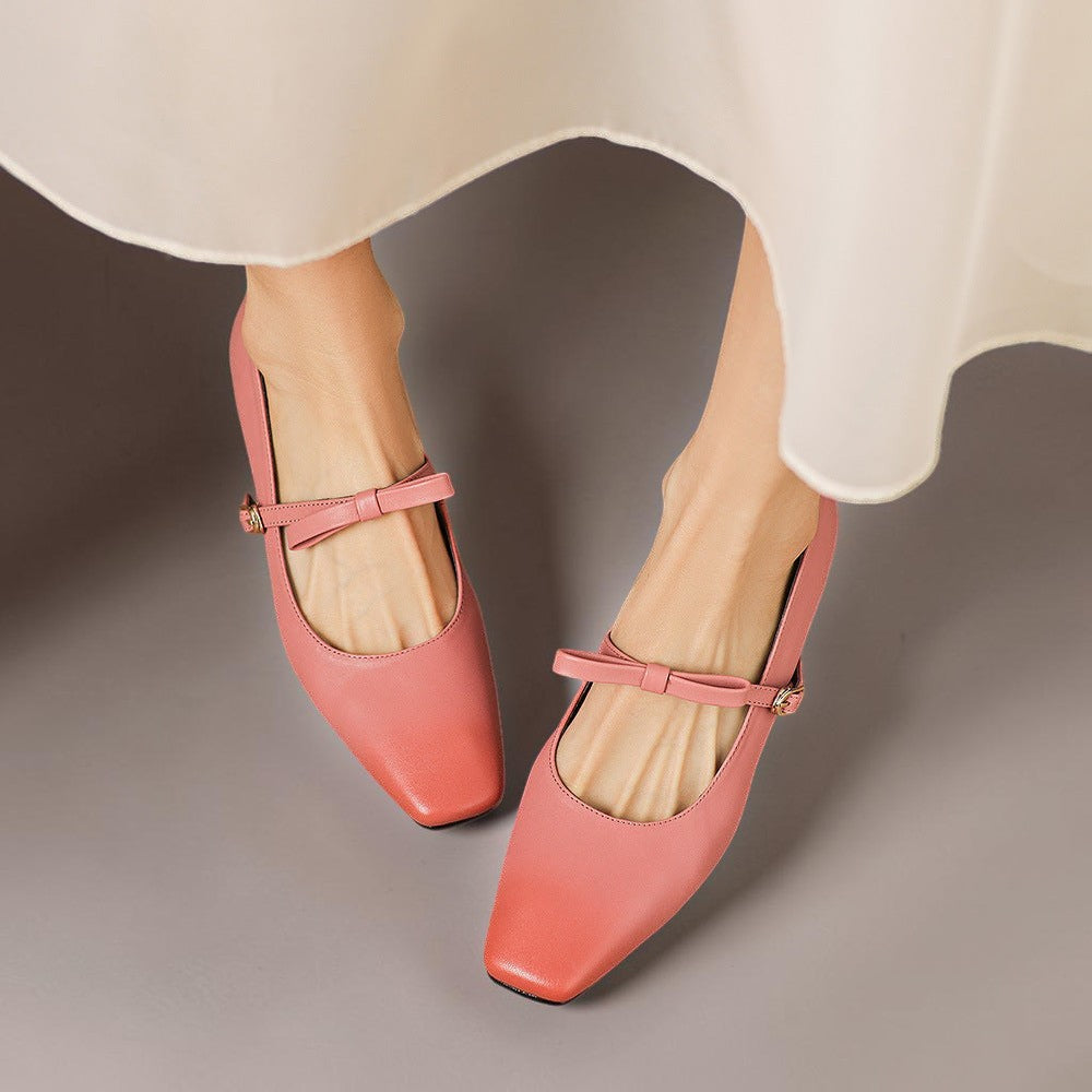 Bryony | Bow-Strap Mary Jane Heels