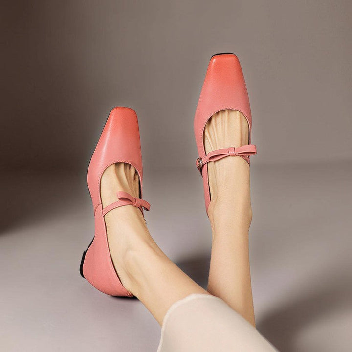 Bryony | Bow-Strap Mary Jane Heels
