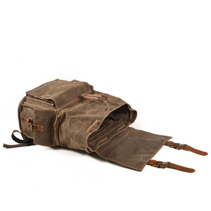 Brian - Spacious Canvas Backpack