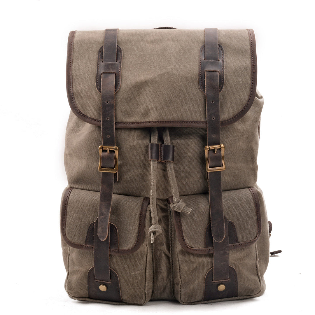 Marcus - Rugged Canvas Travel Backpack