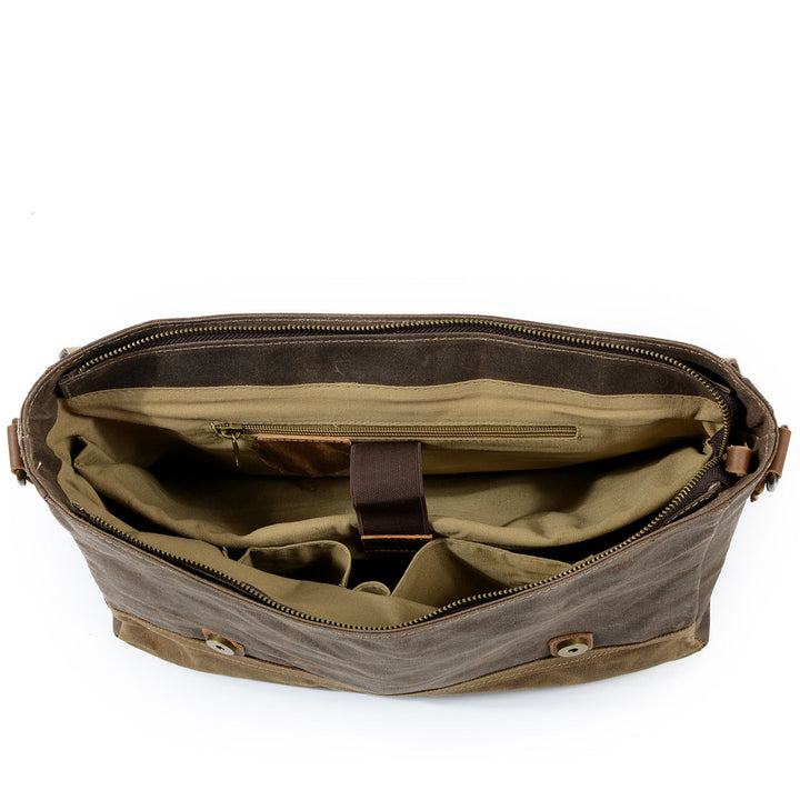 Jack - Waterproof Waxed Canvas Messenger Bag