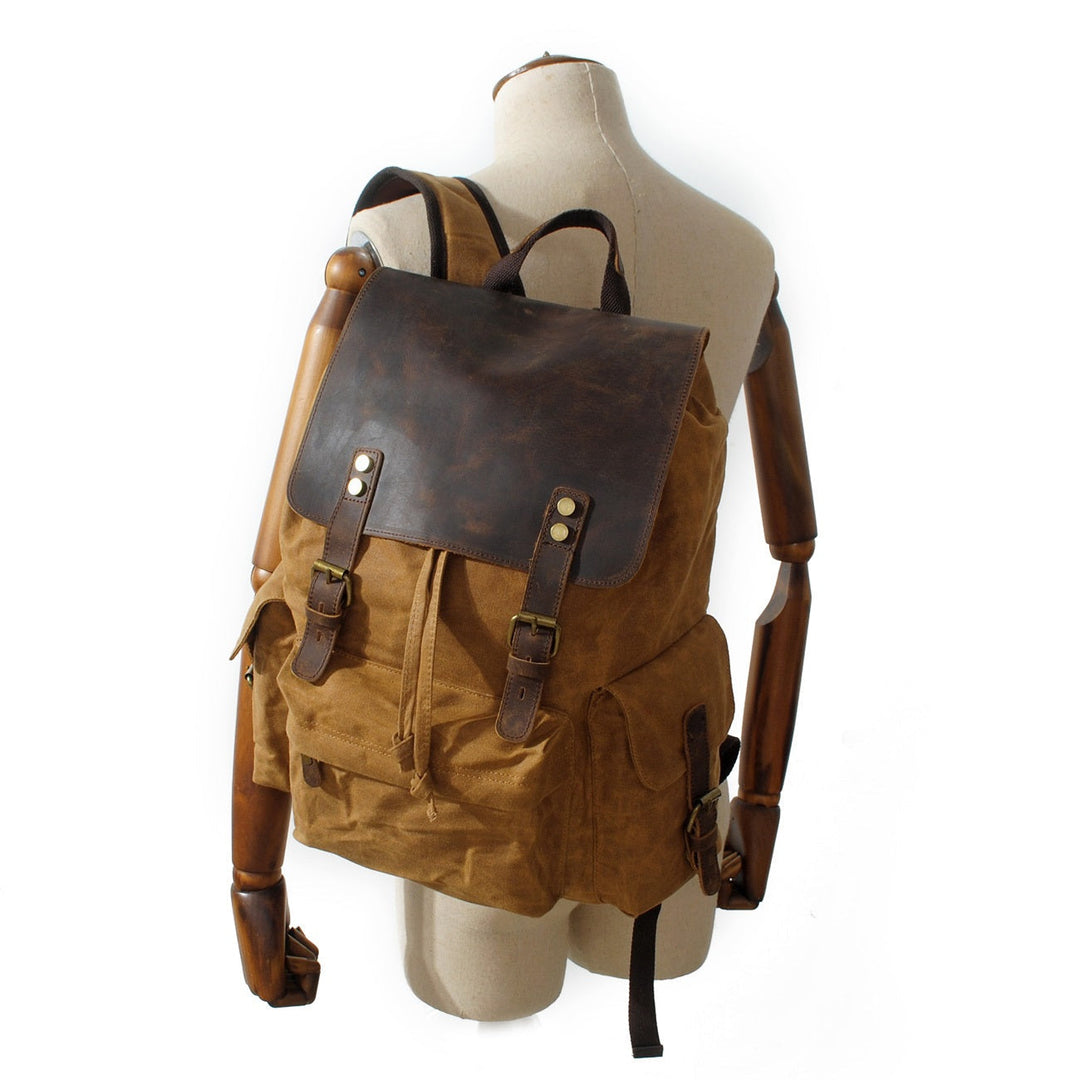 Jacob - Classic Waxed Canvas Backpack