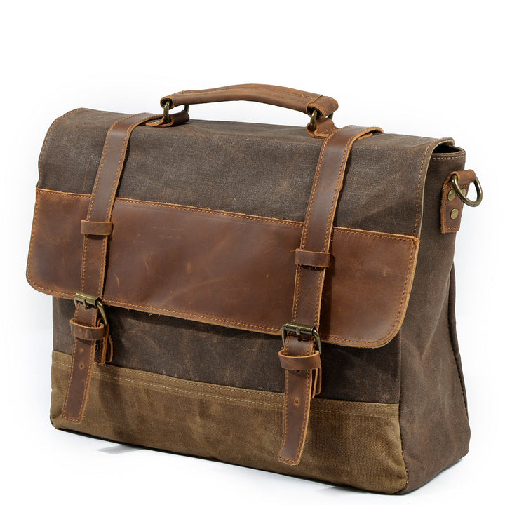 Jack - Waterproof Waxed Canvas Messenger Bag