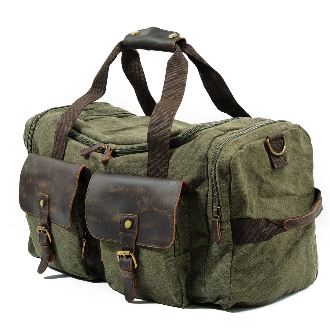 David - Men's Canvas and Leather Duffle Bags