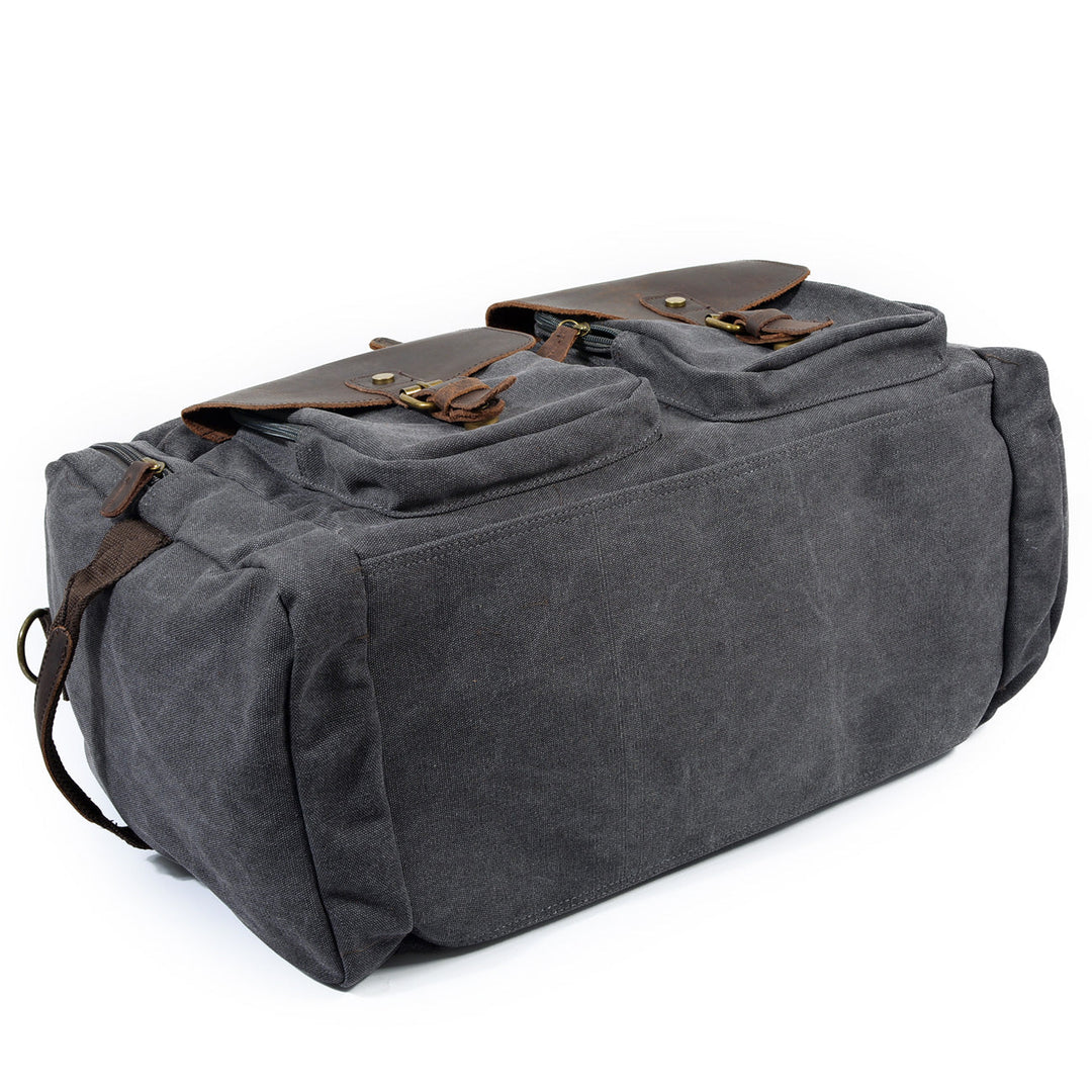 David - Men's Canvas and Leather Duffle Bag