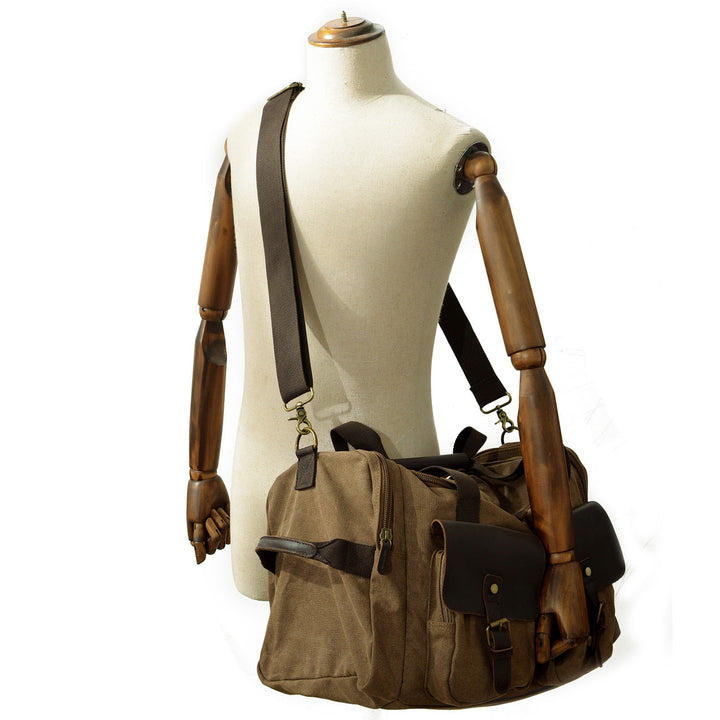 David - Men's Canvas and Leather Duffle Bags