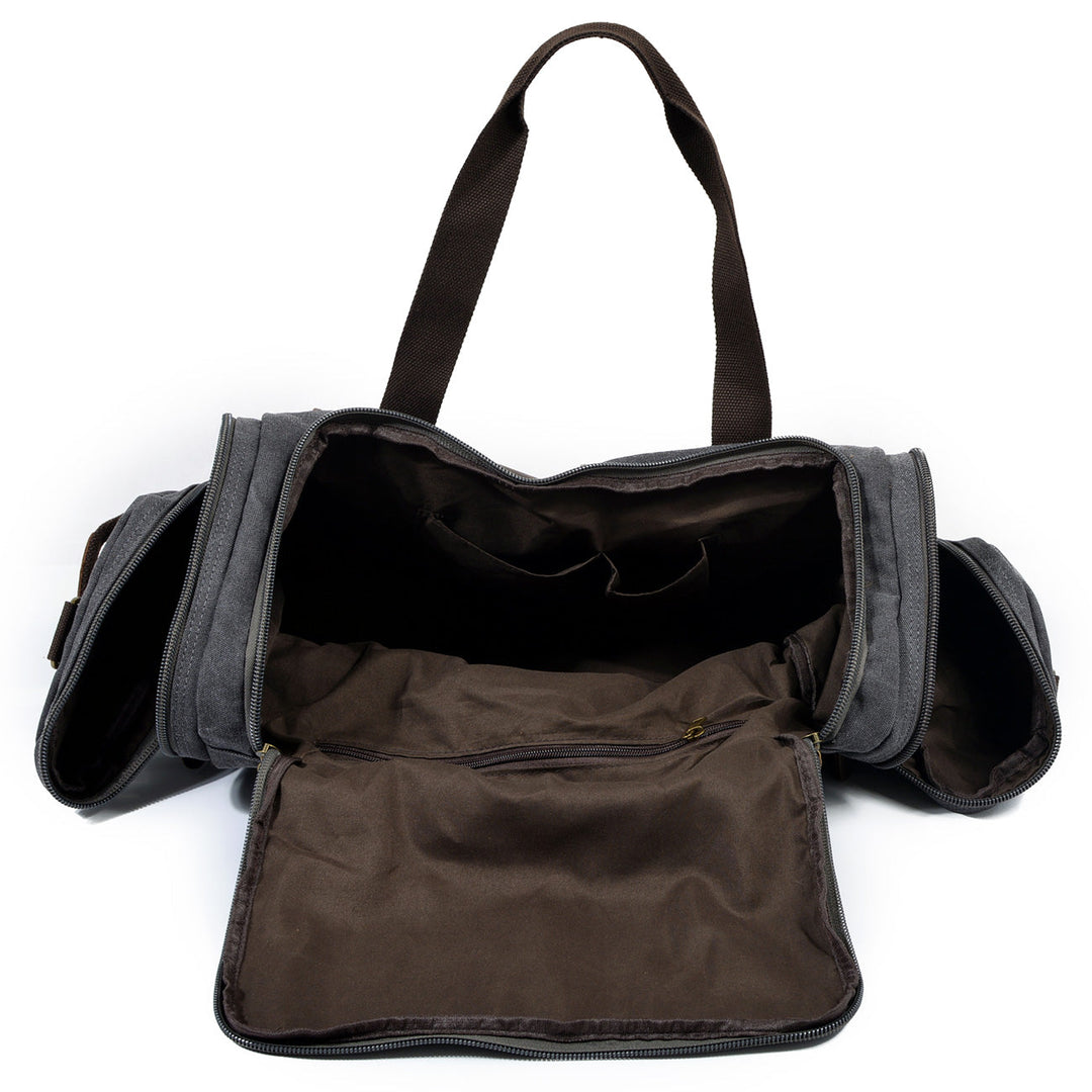 David - Men's Canvas and Leather Duffle Bags
