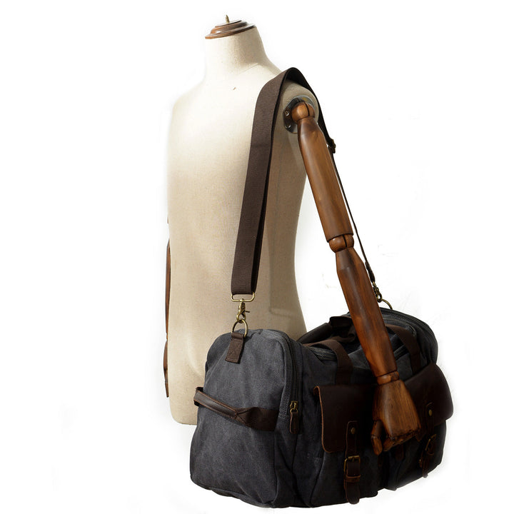 David - Men's Canvas and Leather Duffle Bags