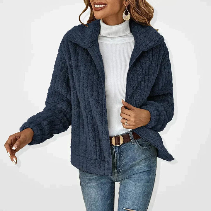Roberta | Cozy Teddy Zip-Up Jacket