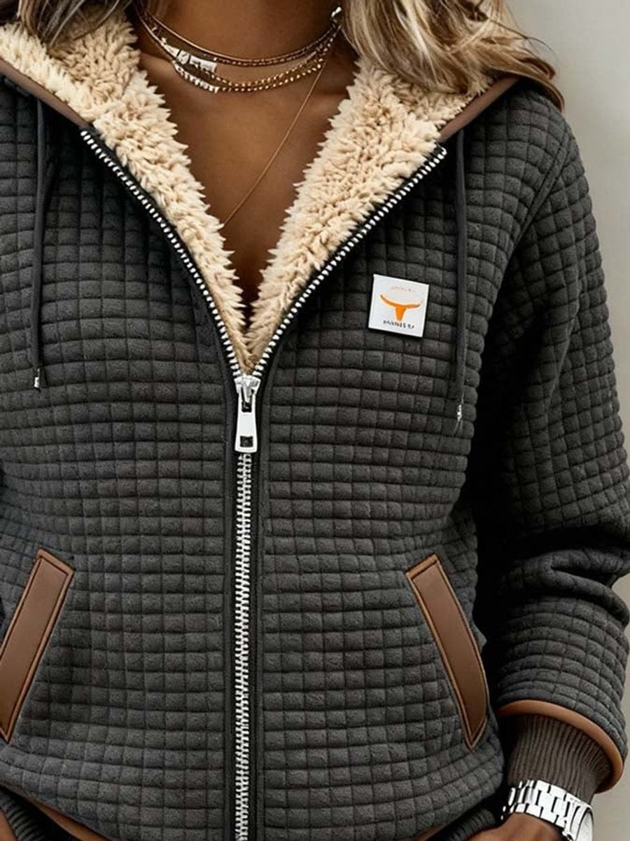 Kendra | Cosy Quilted Zip-Up Hooded Jacket